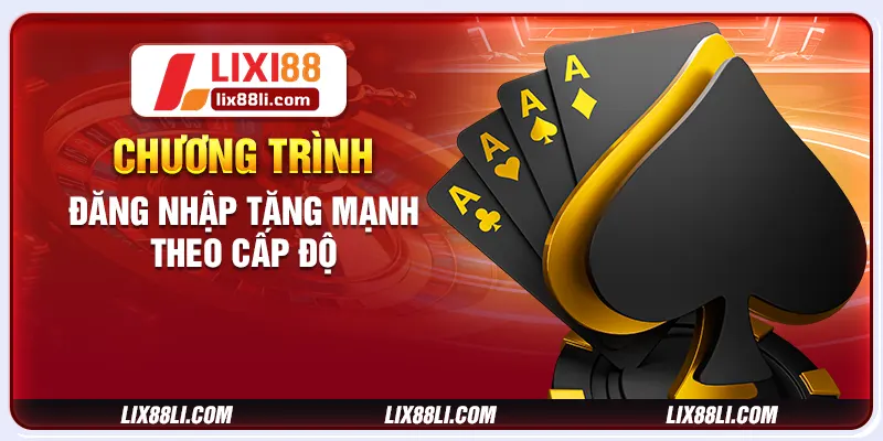 Chương trình đăng nhập tăng mạnh theo cấp độ